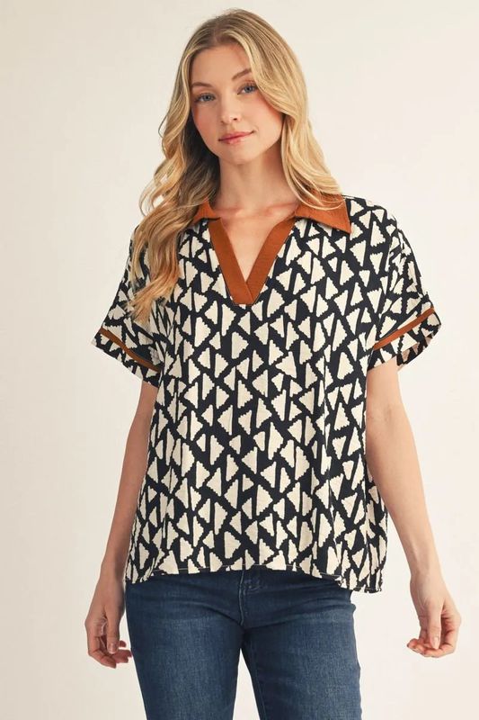 Geo Print Top