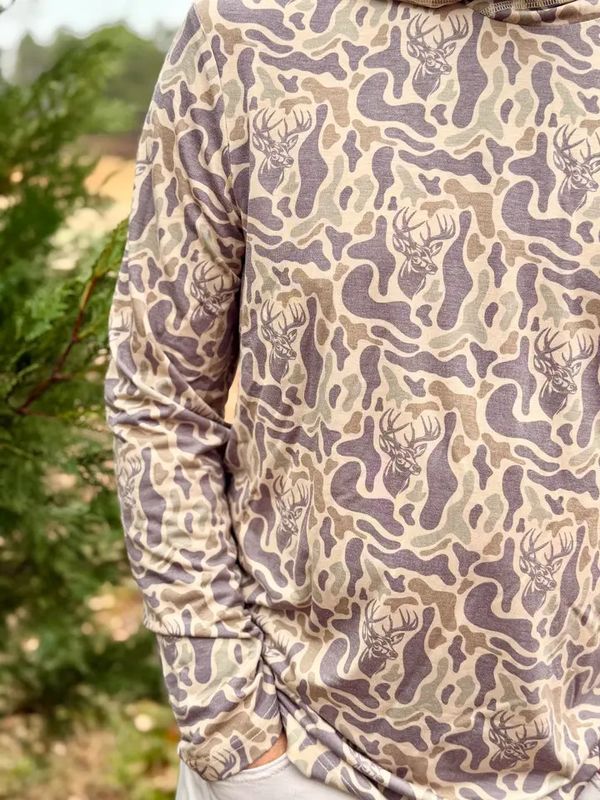 Men's Camouflage Deer Hoodie