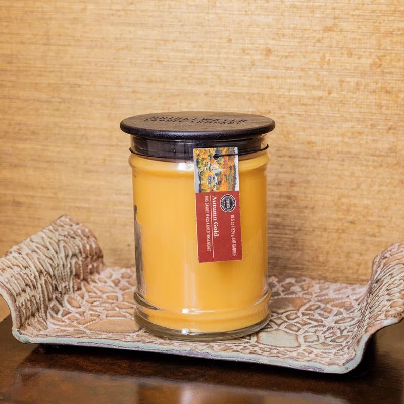 18oz Large Jar Candle - Autumn Gold