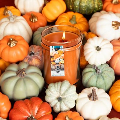 18oz Large Jar Candle - Harvest Pumpkin