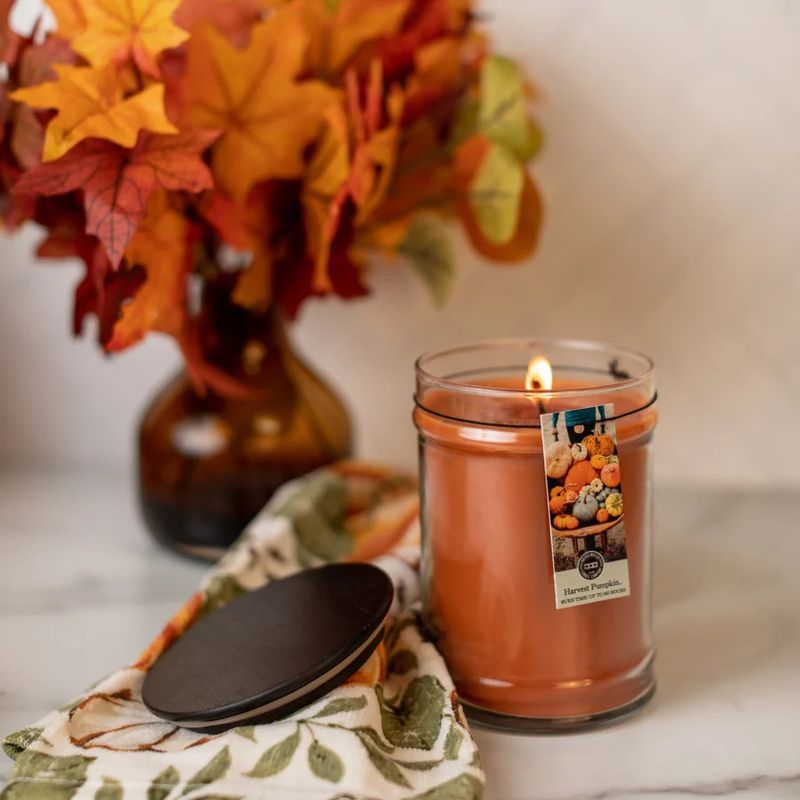 18oz Large Jar Candle - Harvest Pumpkin