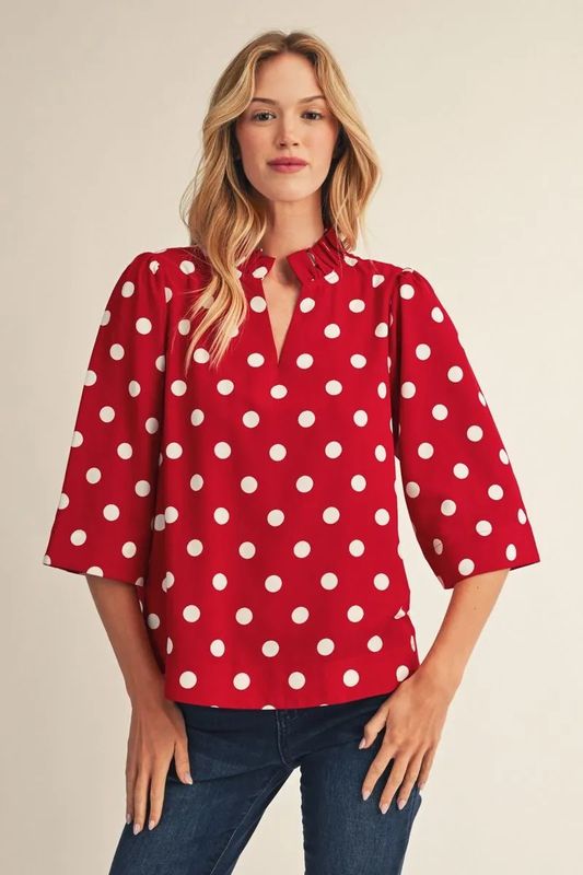 Polka Dot Blouse