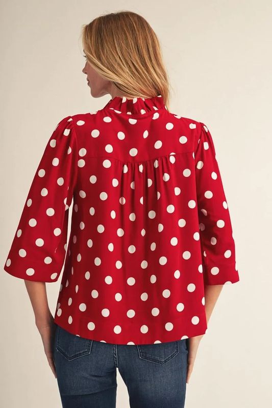 Polka Dot Blouse