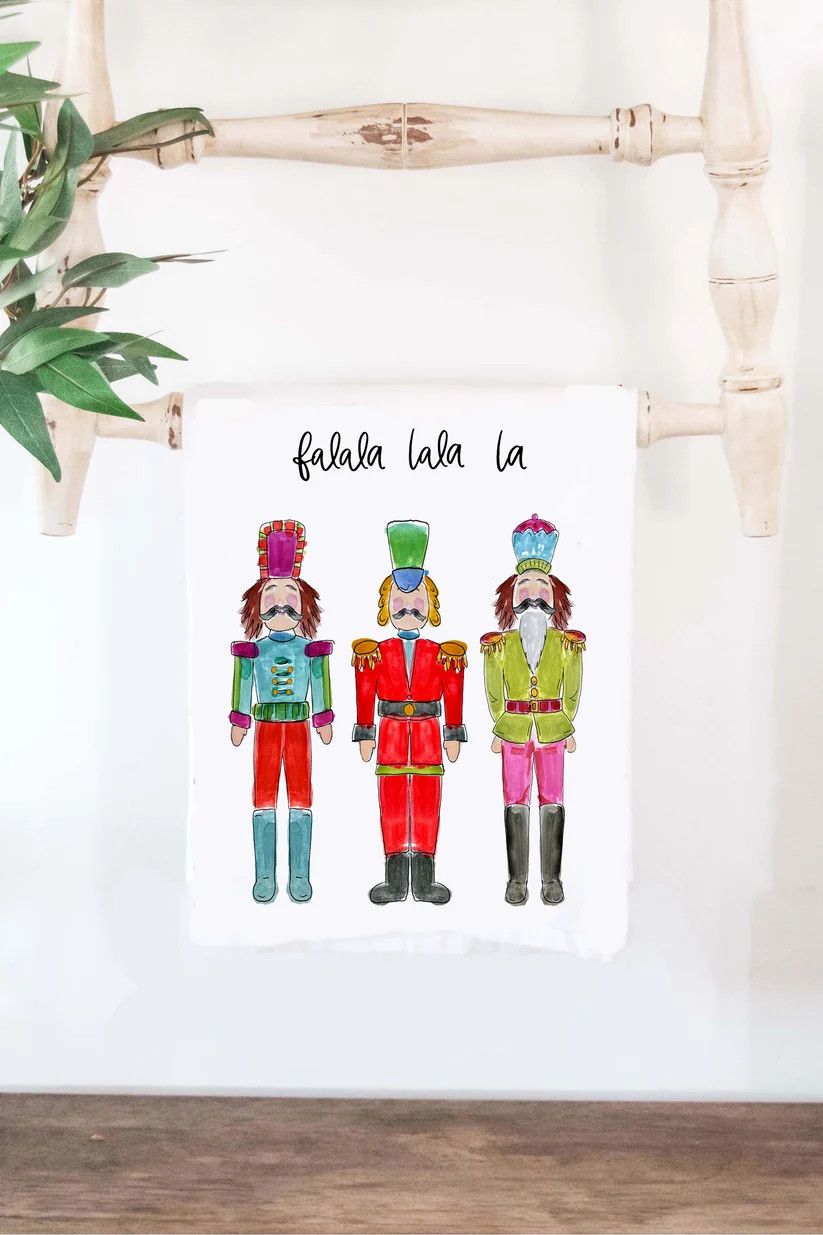 Nutcracker Christmas Tea Towels
