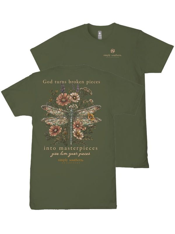 Youth 'God Turns Broken Pieces Into Masterpieces' Short Sleeve T-Shirt