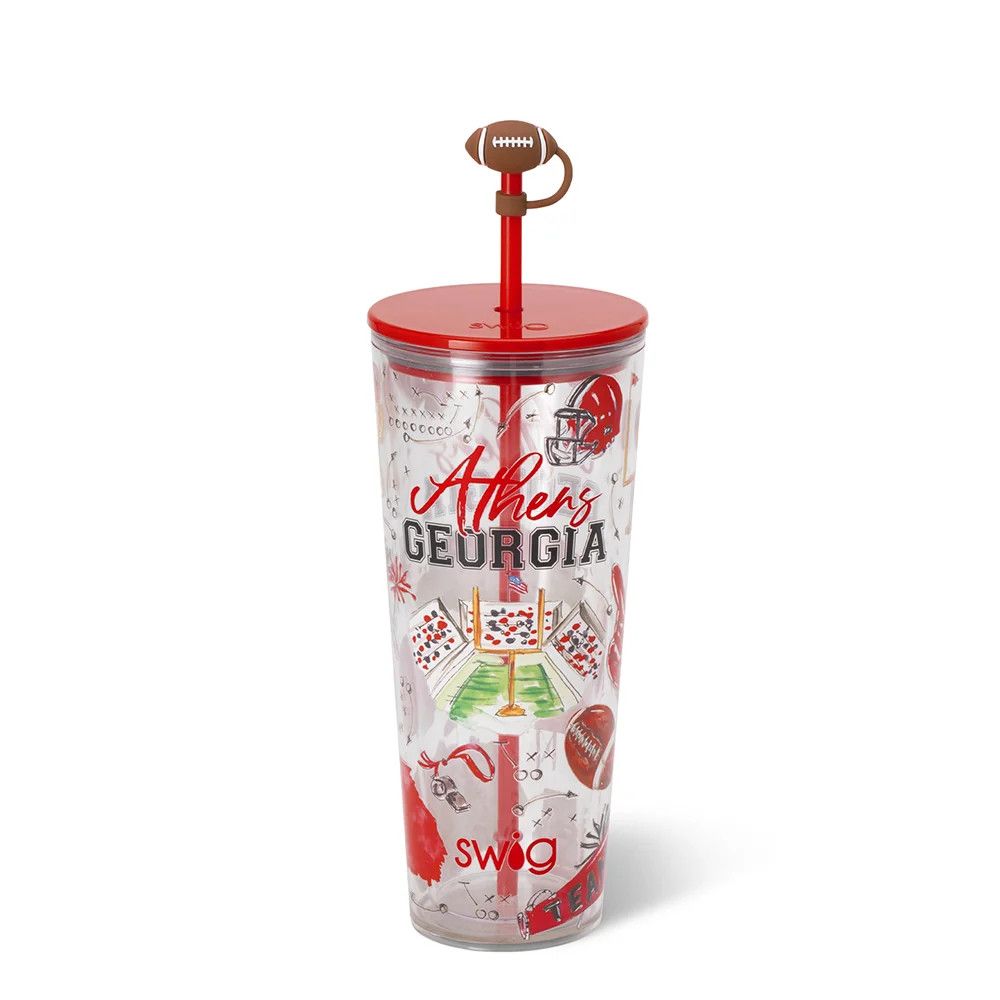 Tailgates in Athens Plastic Tumbler 24 oz.