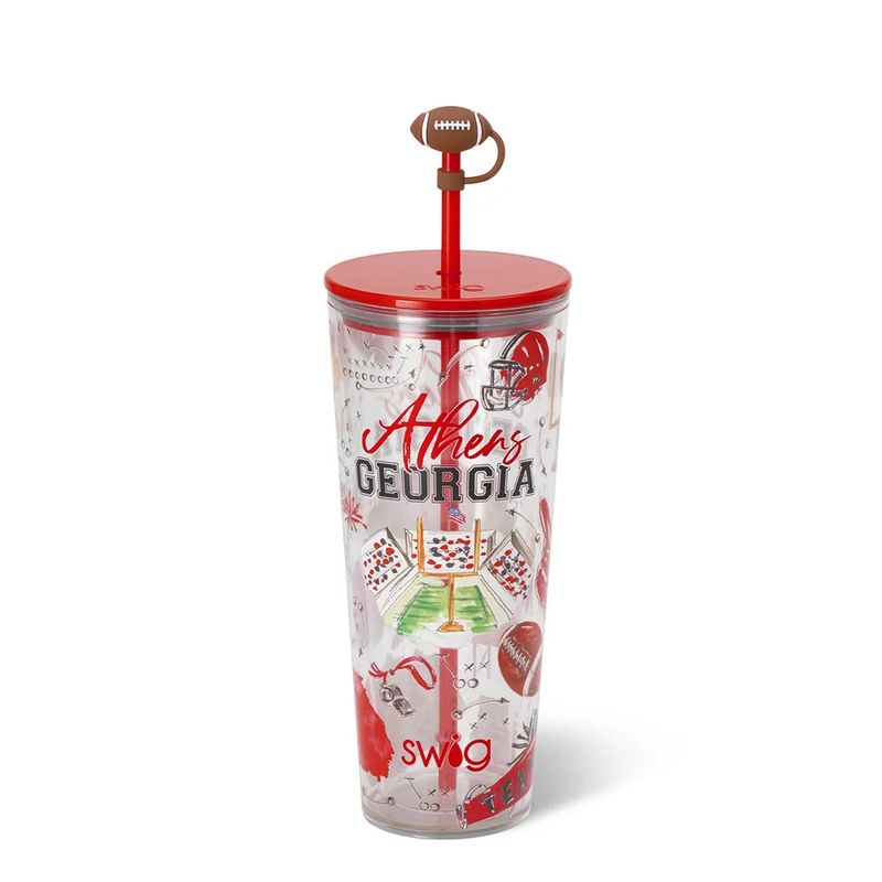 Tailgates in Athens Plastic Tumbler 24 oz.