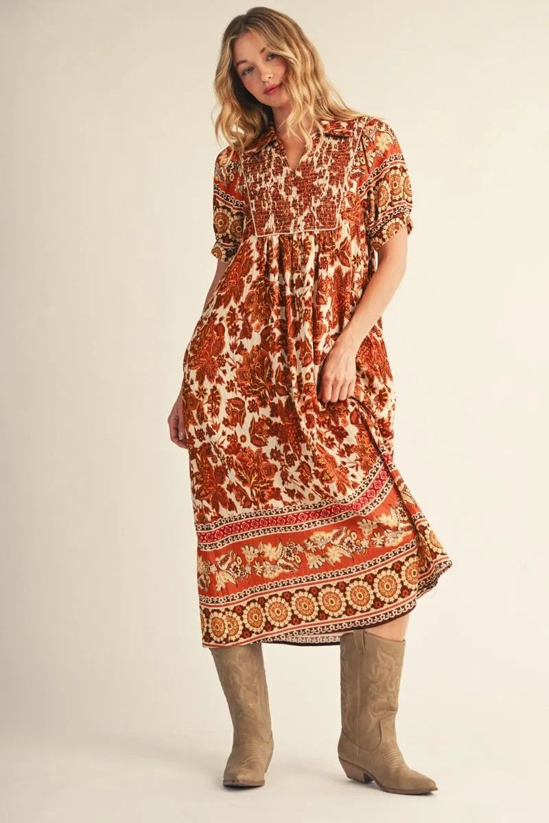 Floral Midi Dress