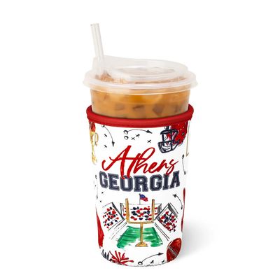 Tailgates In Athens Medium Iced Cup Coolie