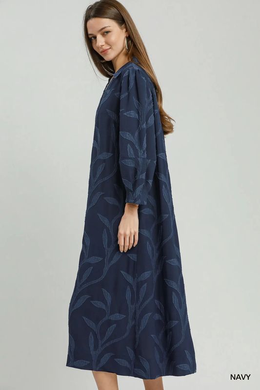 Collared Midi Dress