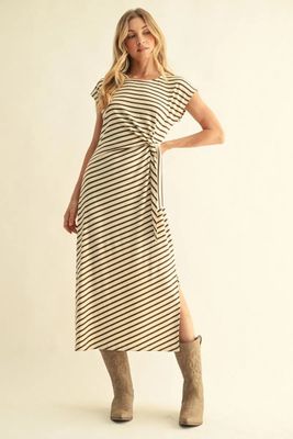Stripe Midi Dress
