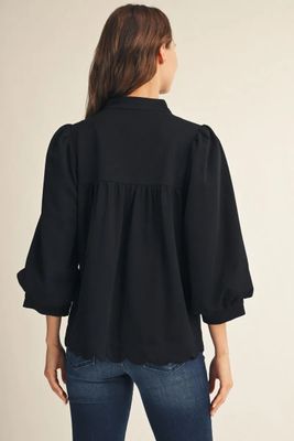 V-Neck Solid Top