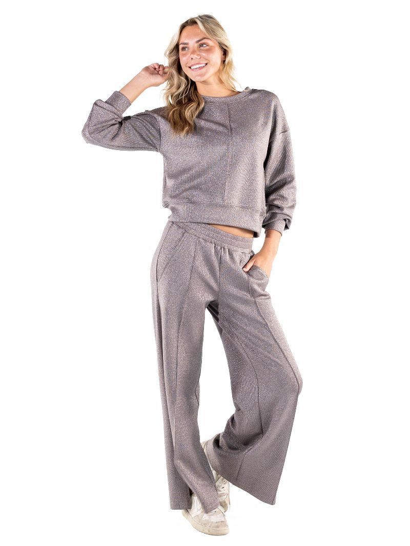 Pintuck Violet Pant, Color: Gray, Size: XS