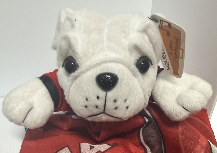 Plush Georgia Bulldog Mascot 8" BOOM