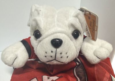 Plush Georgia Bulldog Mascot 8" BOOM