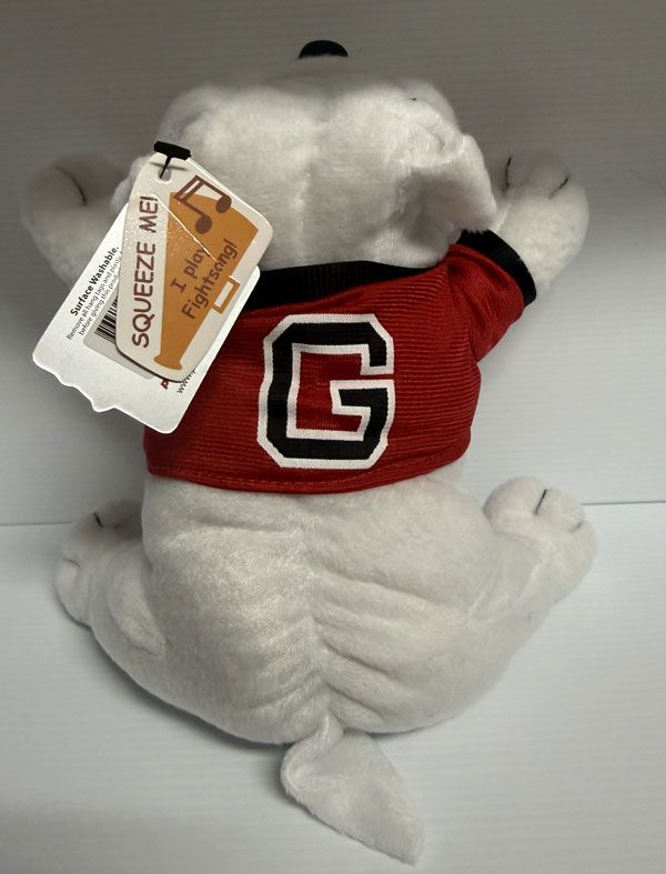 Plush Georgia Bulldog Mascot 8" BOOM