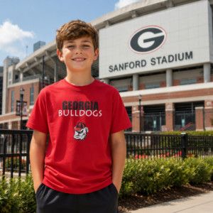 YOUTH GA Bulldogs Red Tee