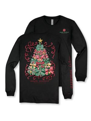 Youth Festive Christmas Tree Long Sleeve T-Shirt