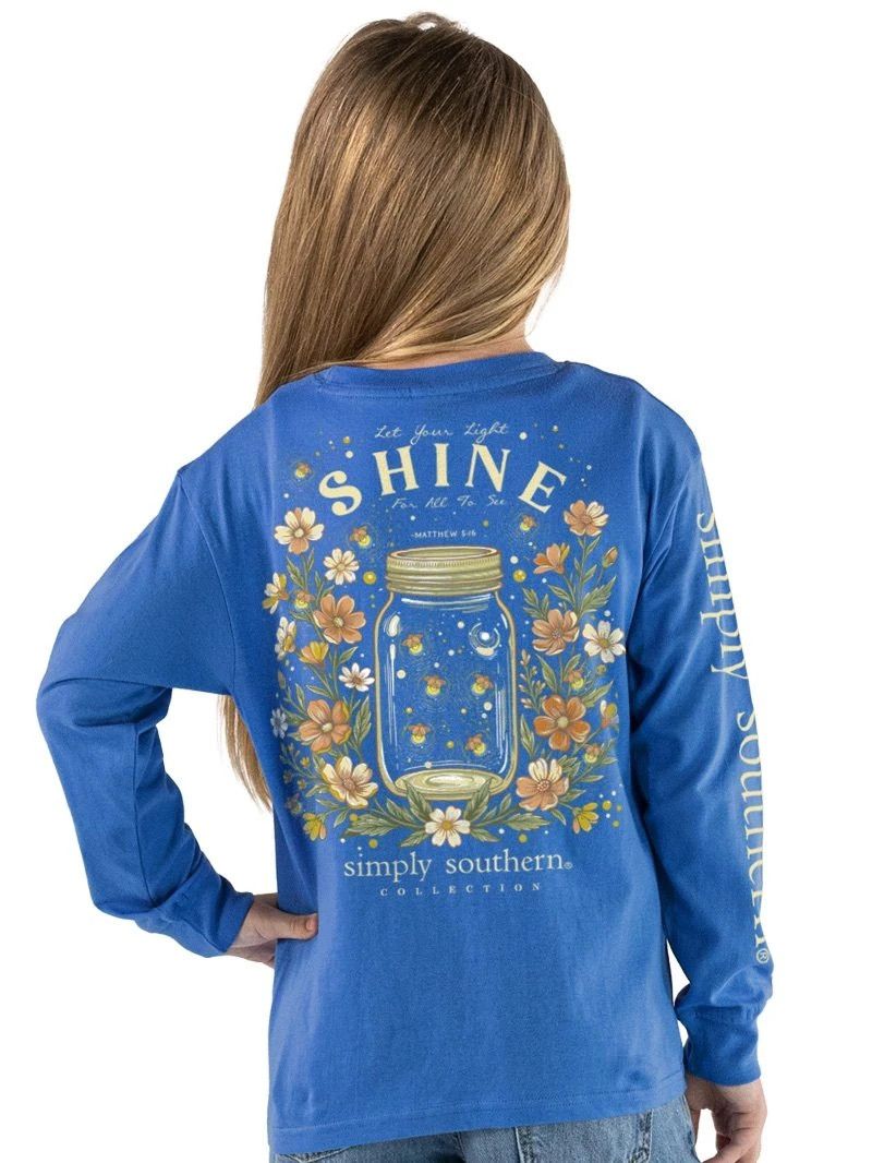 Youth 'Let Your Light Shine For All To See' Long Sleeve T-Shirt