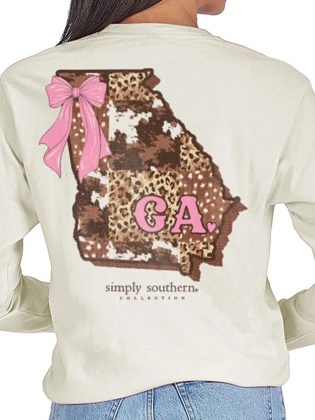 State of Georgia Long Sleeve T-Shirt