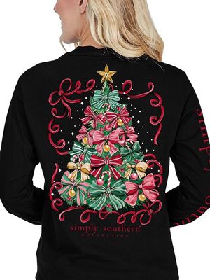 Festive Christmas Tree Long Sleeve T-Shirt