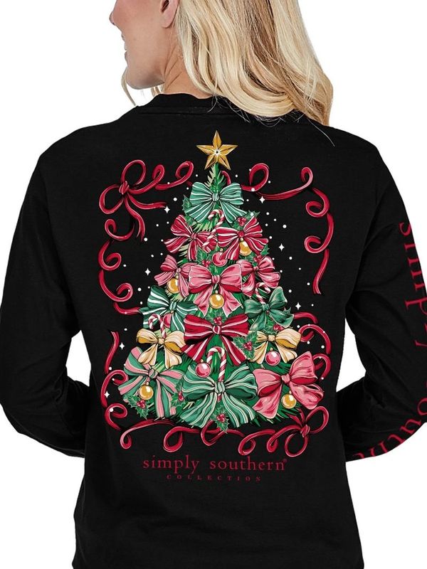 Festive Christmas Tree Long Sleeve T-Shirt