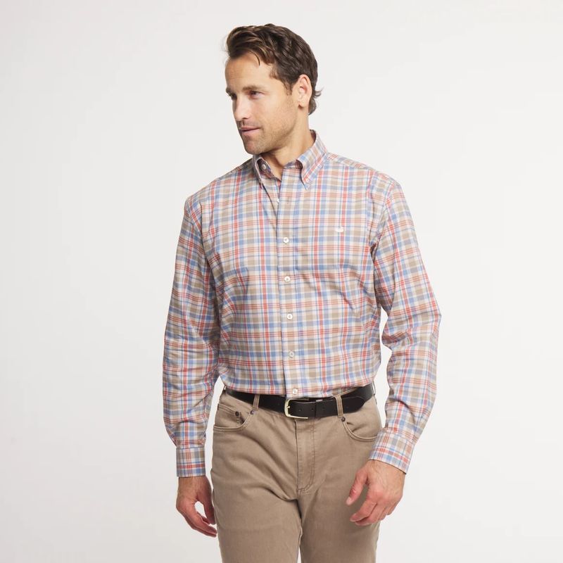 Franklin Plaid Performance Dress Shirt