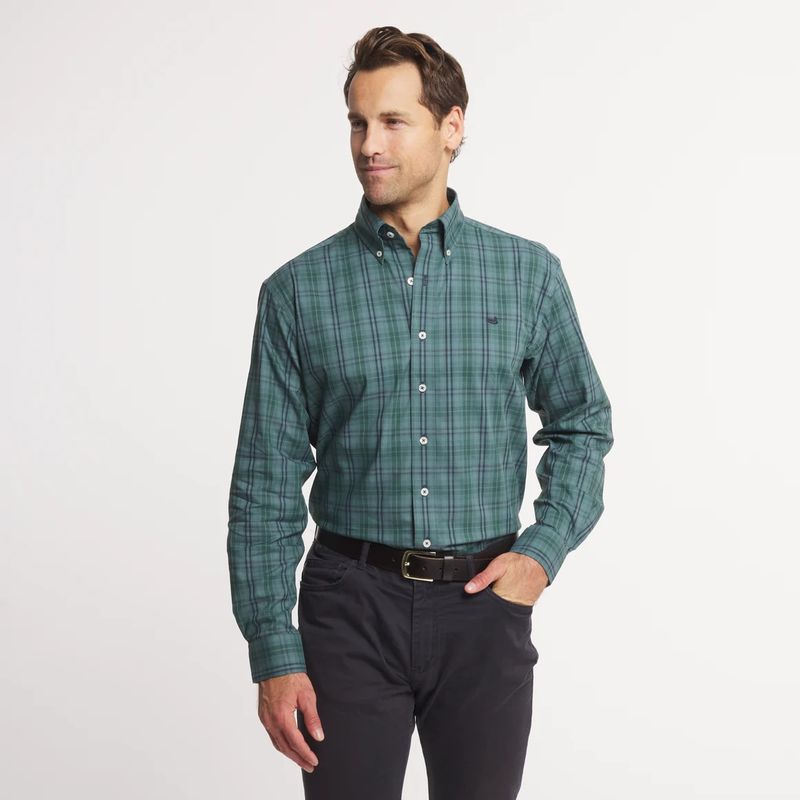 Highlands Lattice Performance Dress Shirt