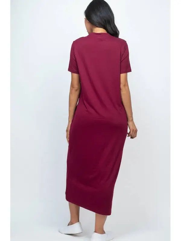 Solid Tee Shirt Dress