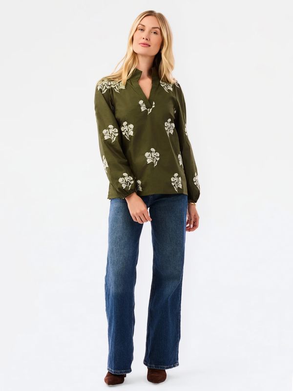 Kayla Embroidered Top