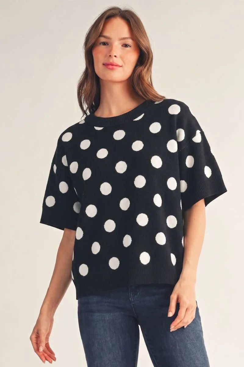 Polka Dot Comfy Sweater