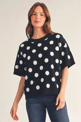 Polka Dot Comfy Sweater