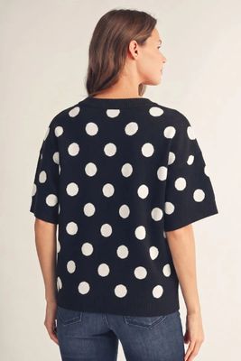 Polka Dot Comfy Sweater