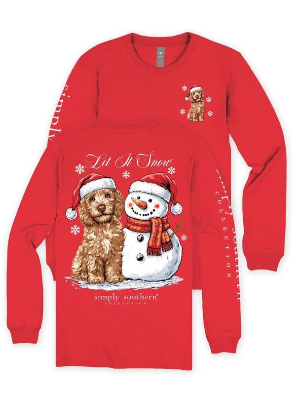 Youth 'Let It Snow' Long Sleeve T-Shirt