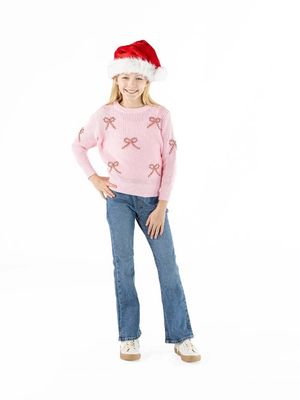 Youth Holiday Rope Sweater