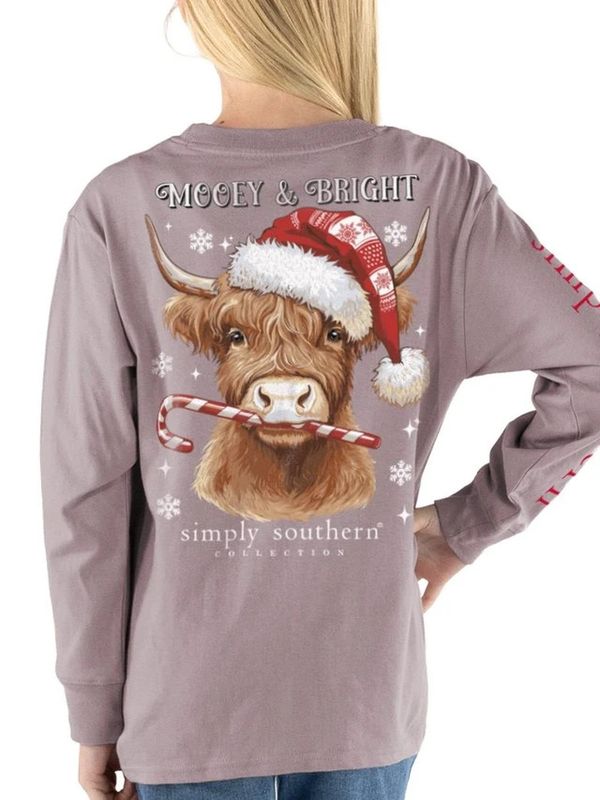 Youth 'Mooey &amp; Bright' Long Sleeve T-Shirt