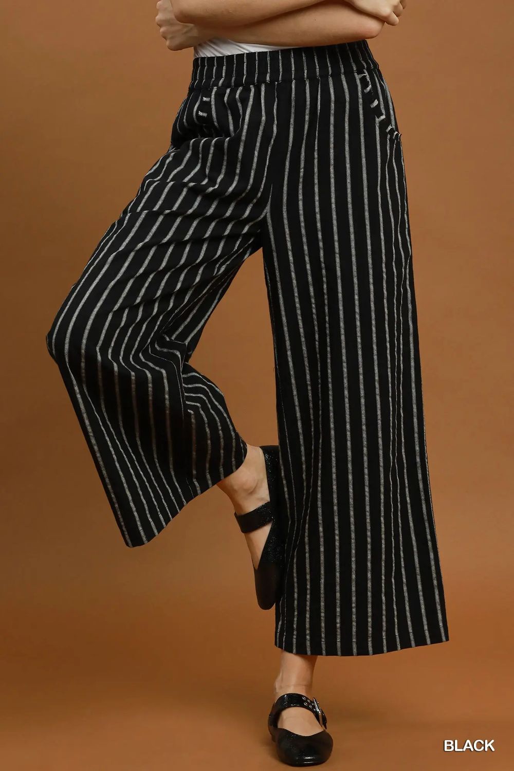 Striped Wide Leg Pants