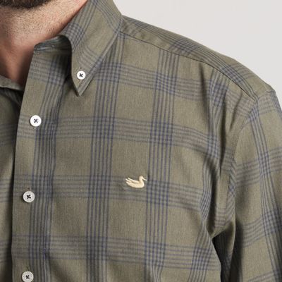 Tisbury Windowpane Performance Dress Shirt