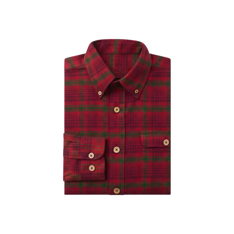 Myrtle Plaid Flannel Tee