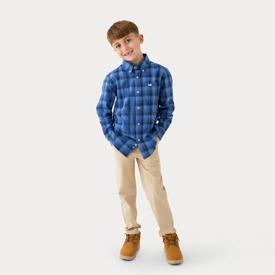 Youth Holly Ridge Washed Dress Shirt
