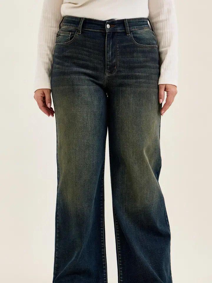 PLUS High Waist Lux Retro Wide Jean