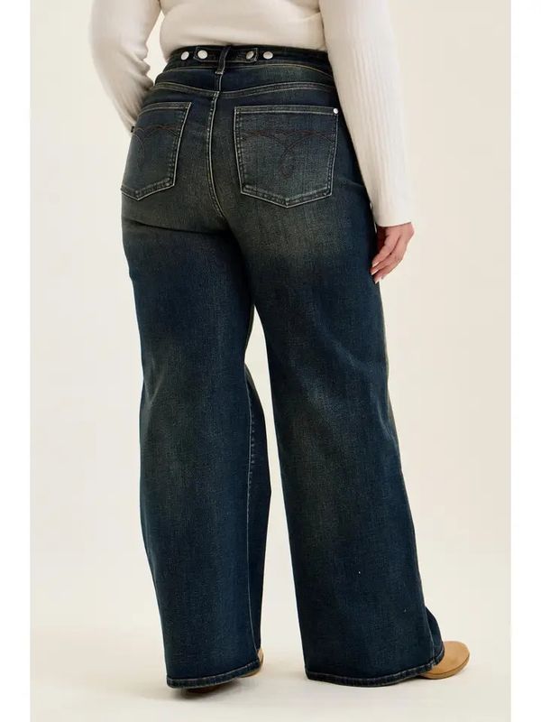 PLUS High Waist Lux Retro Wide Jean