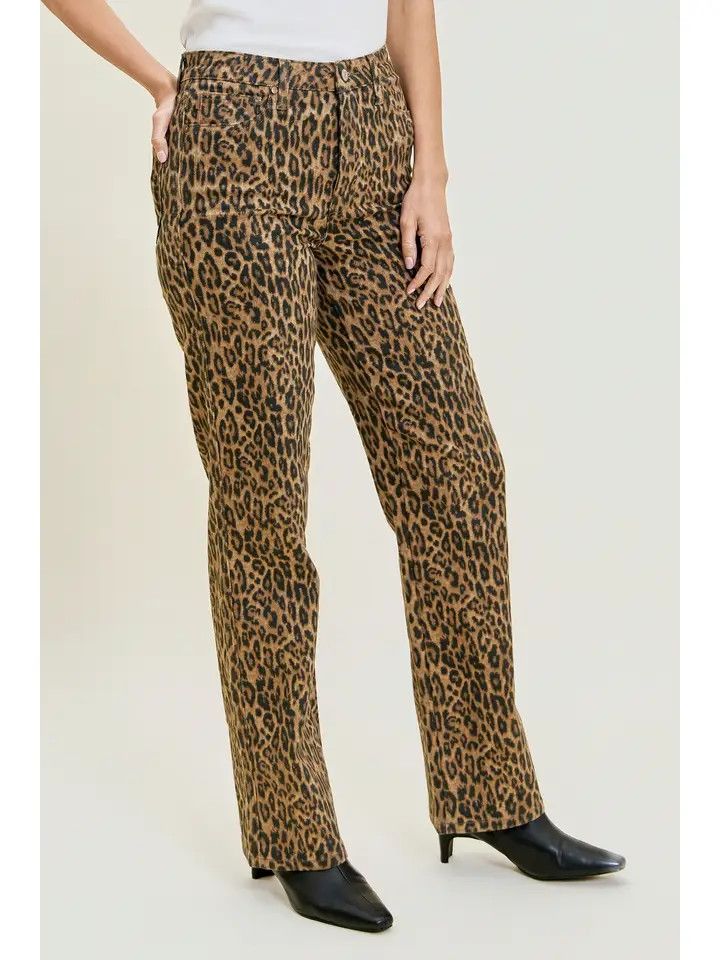 High Waist Classic Straight Jean