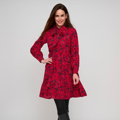 Adair Button Up Tiered Dress