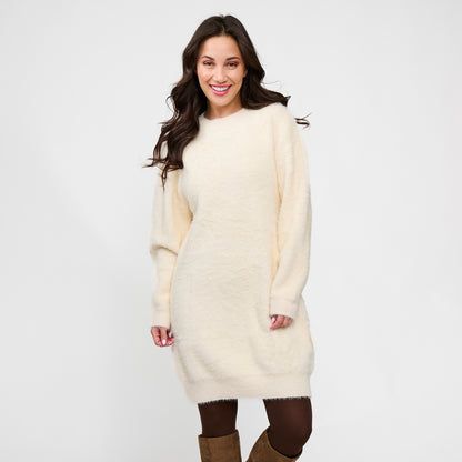 Jovie Fuzzy Knit Sweater Dress