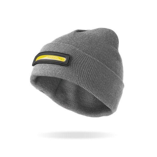 Night Watch Rechargeable LED Beanie - Gray