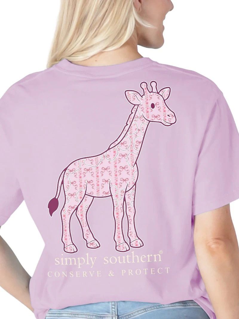TRACKGF2 Giraffe Short Sleeve T-Shirt