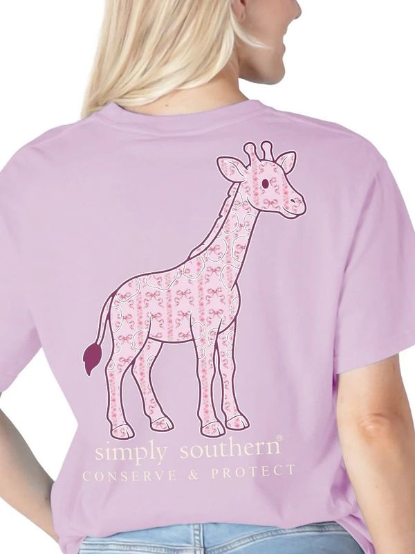 TRACKGF2 Giraffe Short Sleeve T-Shirt