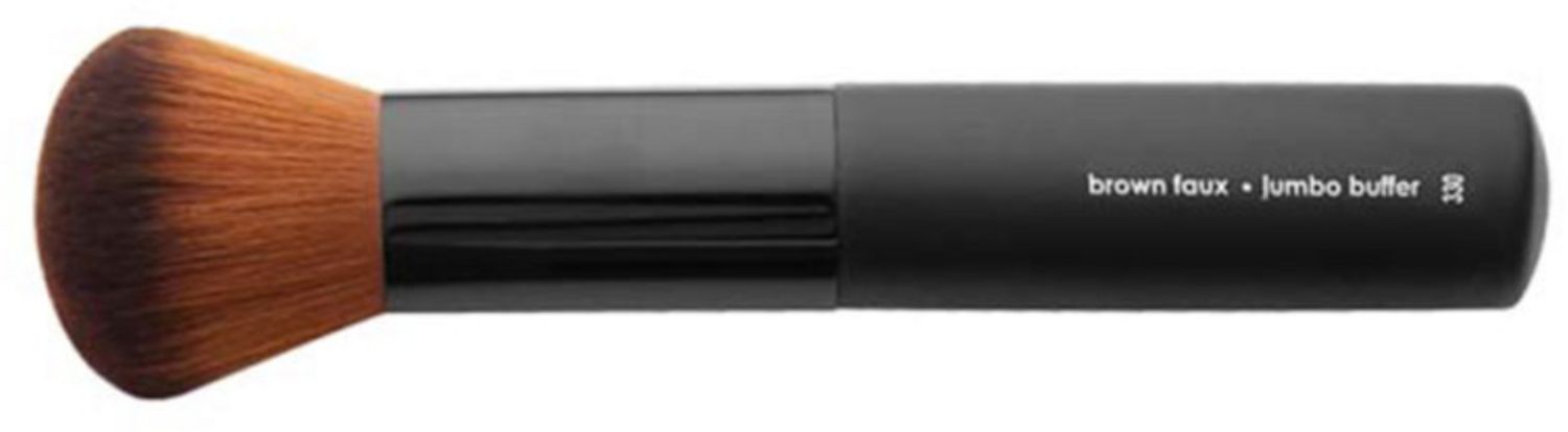 brown faux jumbo buffer brush 330
