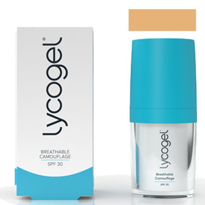 Lycogel | Breathable Camouflage | 15 ML | SPF 30 | Caramel